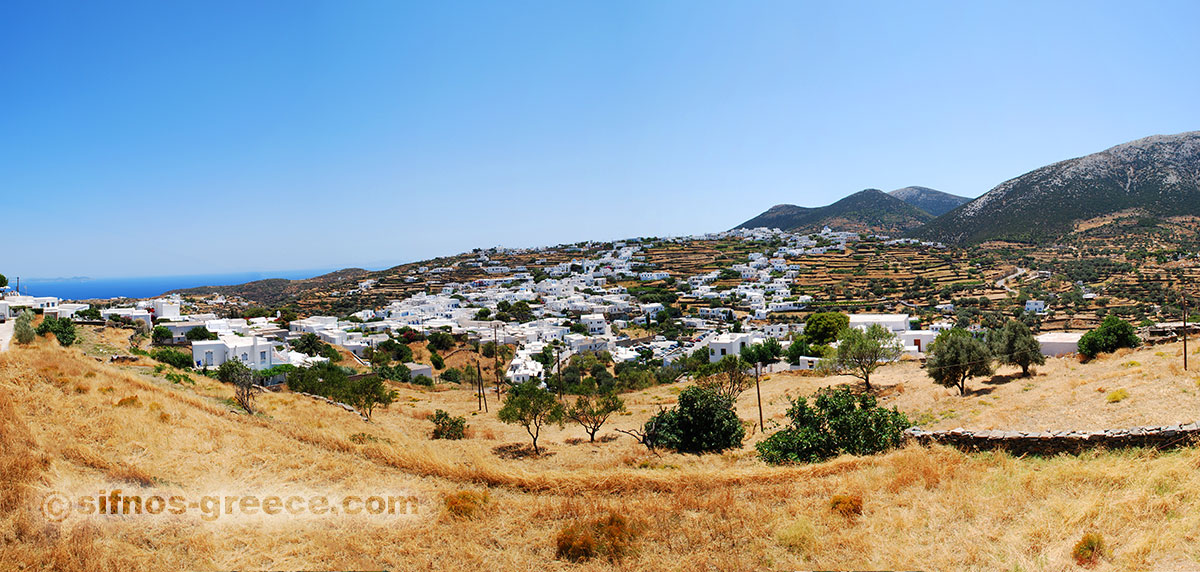 I villaggi centrali di Sifnos