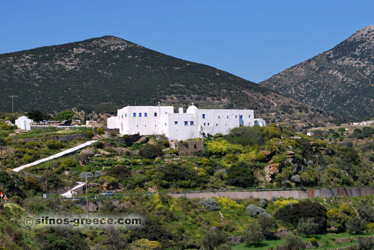 Il monastero di Vrissi a Sifnos
